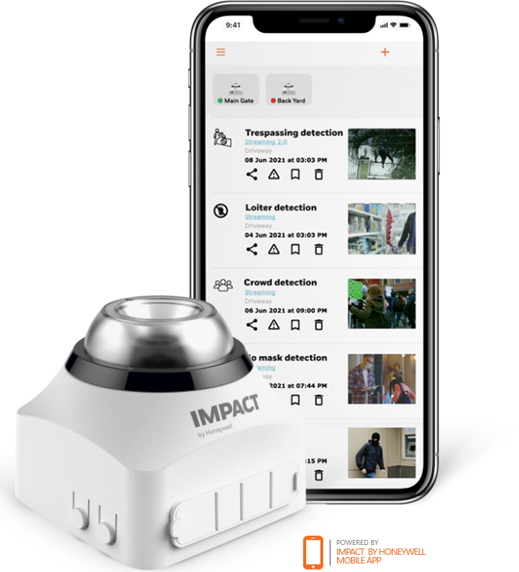 Honeywell Buildings Mobile Application Smart Ai Supervision Camera Benefits
