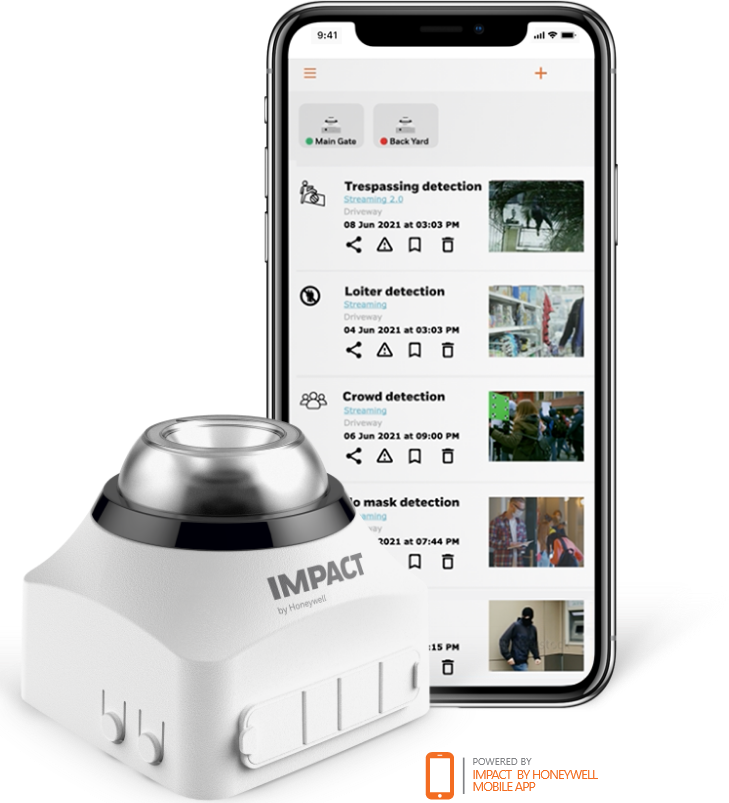 Honeywell Buildings Mobile Application Smart Ai Supervision Camera Benefits
